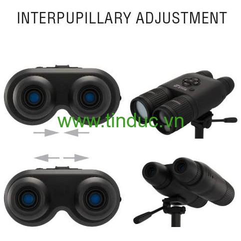 Ống nhòm nhìn ngày, đêm ATN BinoX 4k 4-16X