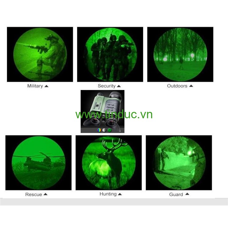 Ống nhòm nhìn ngày đêm NV TERONIC 650HD tích hợp camera.