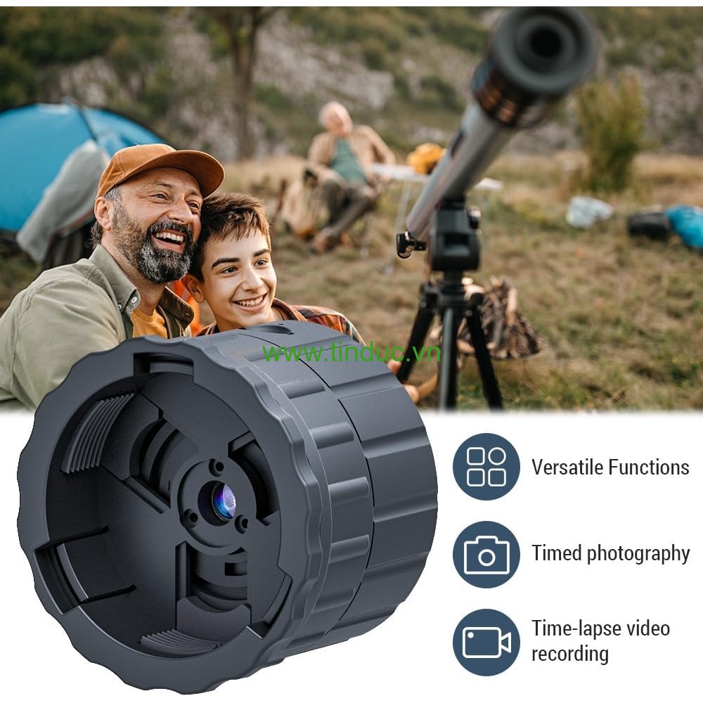 Thiết bị Camera quay, chụp gắn thị kính Terino CA-WF01 (Wifi, 24MP, Full HD, có thể gắn vào ống nhòm, kính hiển vi, kính thiên văn) - Hàng chính hãng