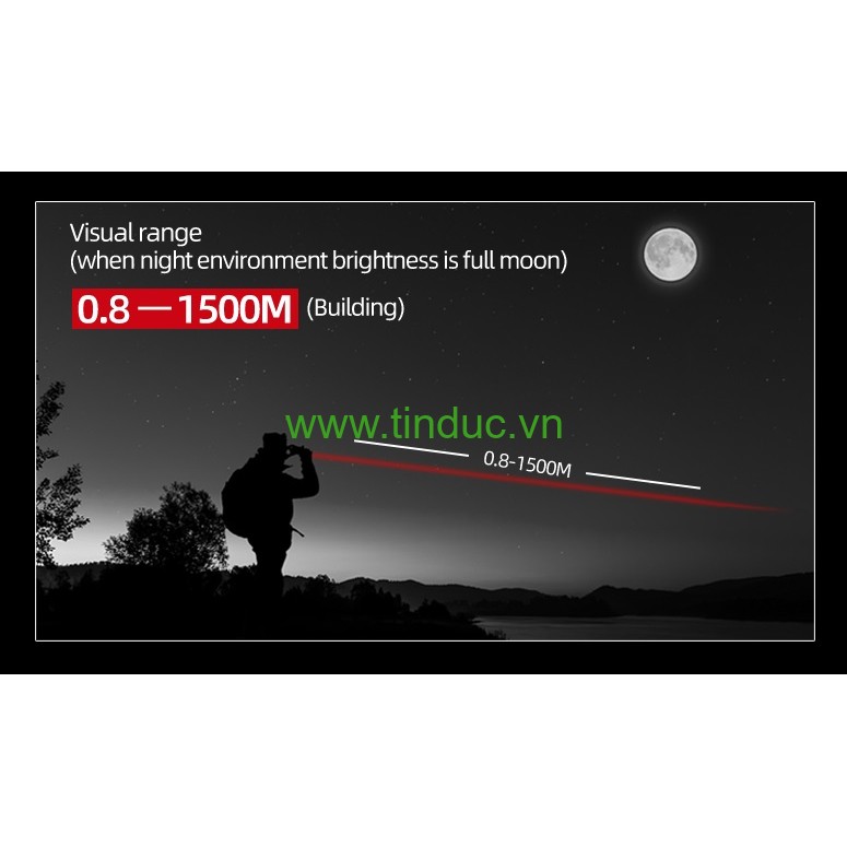 Ống nhòm nhìn ngày đêm NV TERONIC 636-4K (tích hợp camera 4K)