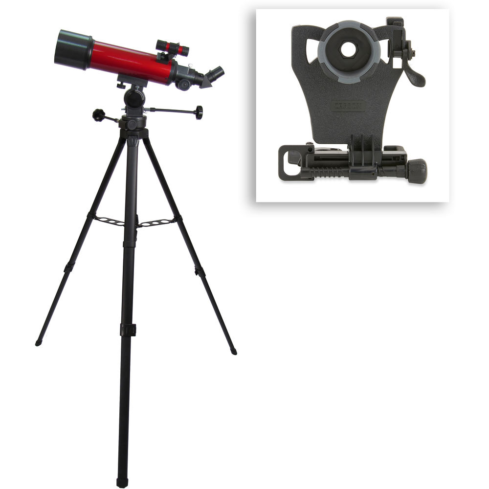 Kính viễn vọng Carson RP-200SP zoom 25-56x80mm đi kèm với một bộ điều hợp điện thoại thông minh (Hãng Carson - Mỹ)