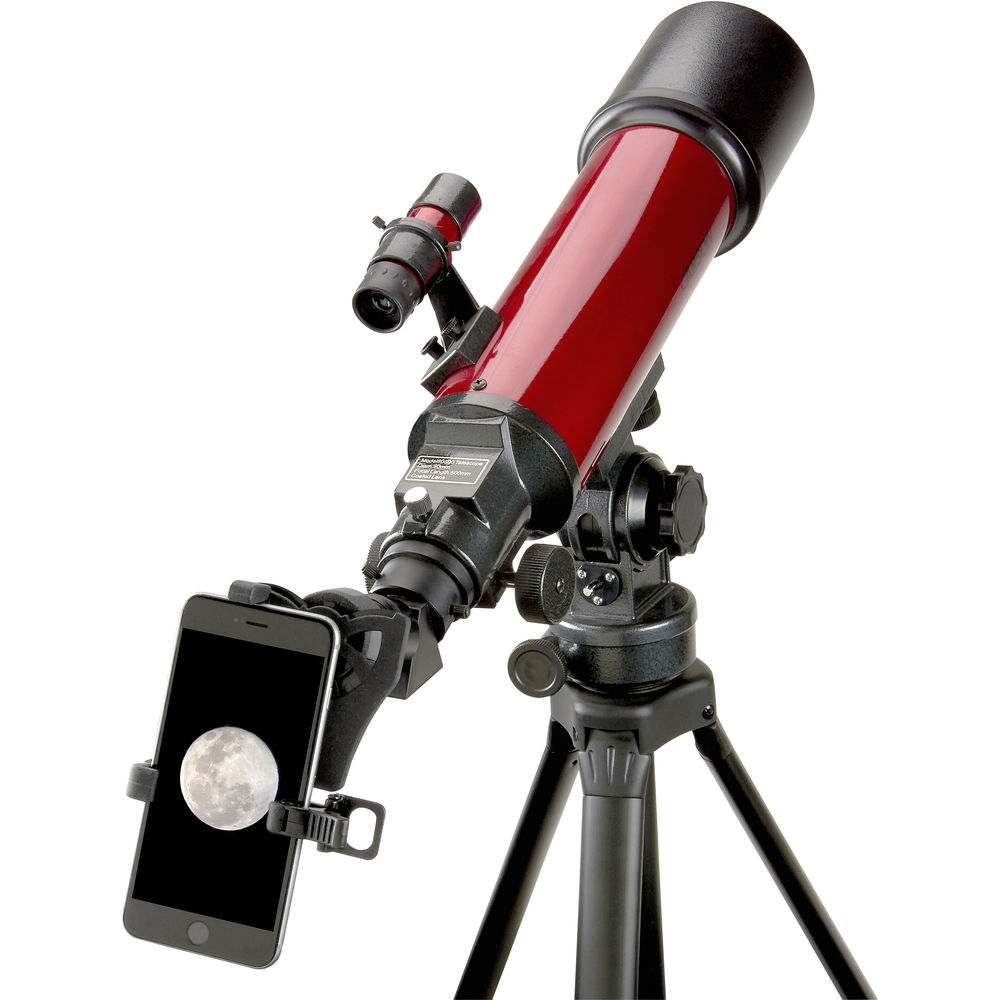Kính viễn vọng Carson RP-200SP zoom 25-56x80mm đi kèm với một bộ điều hợp điện thoại thông minh (Hãng Carson - Mỹ)