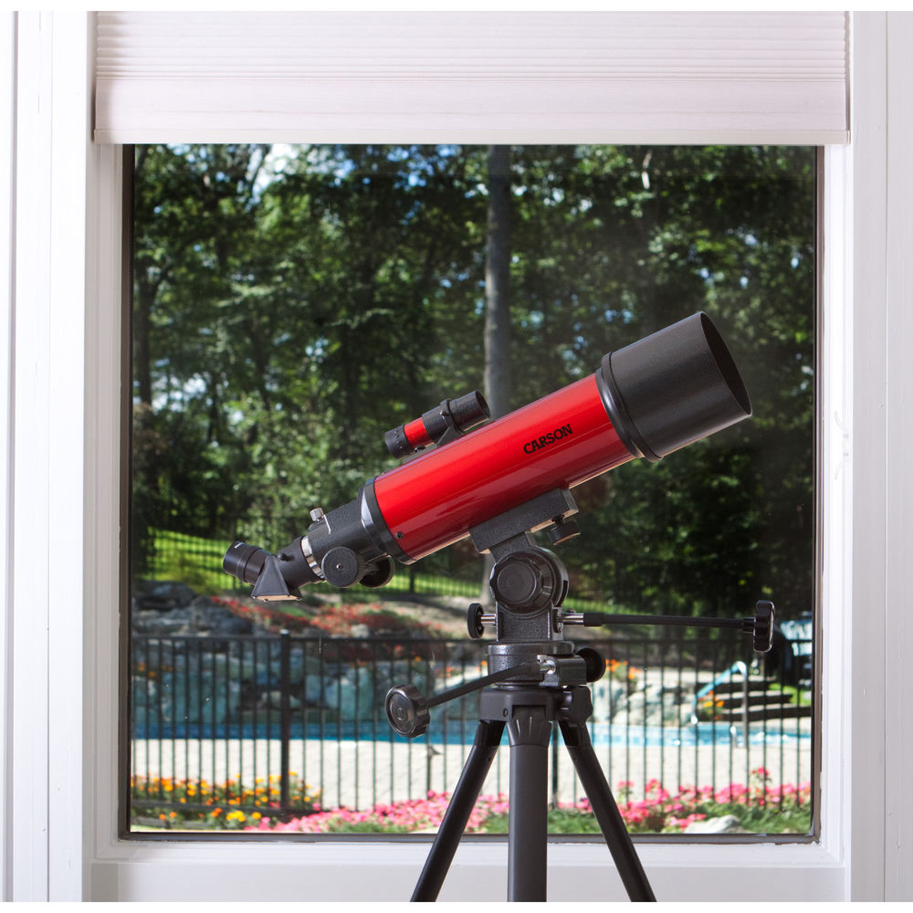 Kính viễn vọng Carson RP-200SP zoom 25-56x80mm đi kèm với một bộ điều hợp điện thoại thông minh (Hãng Carson - Mỹ)