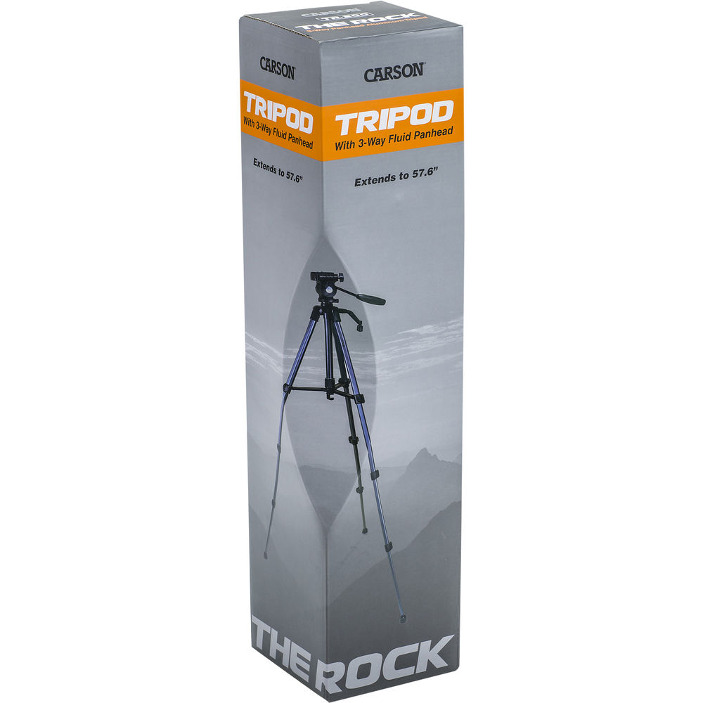 Chân đế cao cấp cho máy ảnh, ống nhòm Carson Rock TR-200 (Hãng Carson - Mỹ).