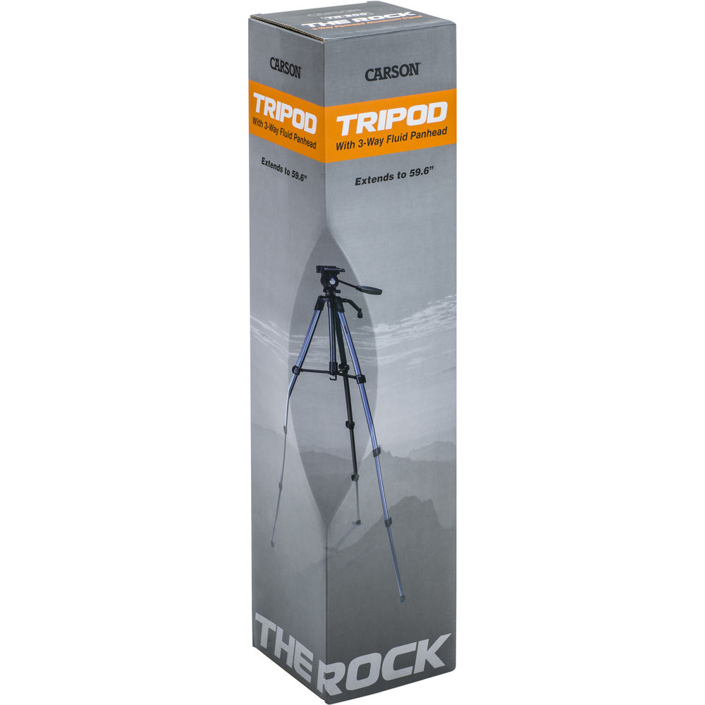 Chân đế cao cấp cho máy ảnh, ống nhòm Carson Rock TR-300 (Hãng Carson - Mỹ)