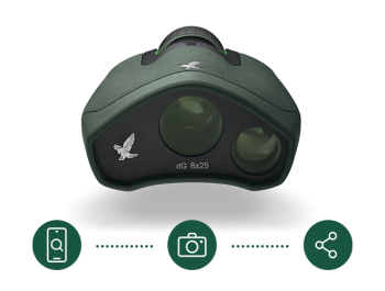 Ống nhòm cao cấp tích hợp camera Swarovski 8x25 dG (truyền hình ảnh, video sang điện thoại)- Made in Austria