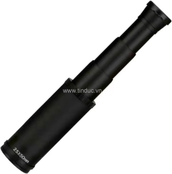 Ống nhòm một mắt siêu nét gấp gọn TERINO BA-50CB (25X50mm, lăng kính BAK4, chống nước, HD, màu đen) - Hàng chính hãng