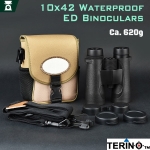 Ống nhòm siêu nét kính ED Terino BR-1042ED (10x42mm, Kính ED, lăng kính BAK4, chống nước, chống sương mù) - Hàng chính hãng