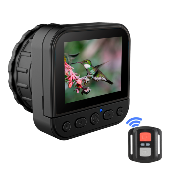 Thiết bị Camera quay, chụp gắn thị kính Terino CA-WF02 (Wifi, 64MP, Video 4K, LCD 2.8 inch, có thể gắn vào ống nhòm, kính hiển vi, kính thiên văn) - Hàng chính hãng